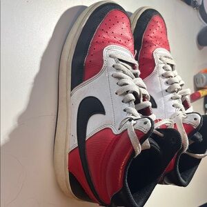 Nike Court Vision Mid Satin Red